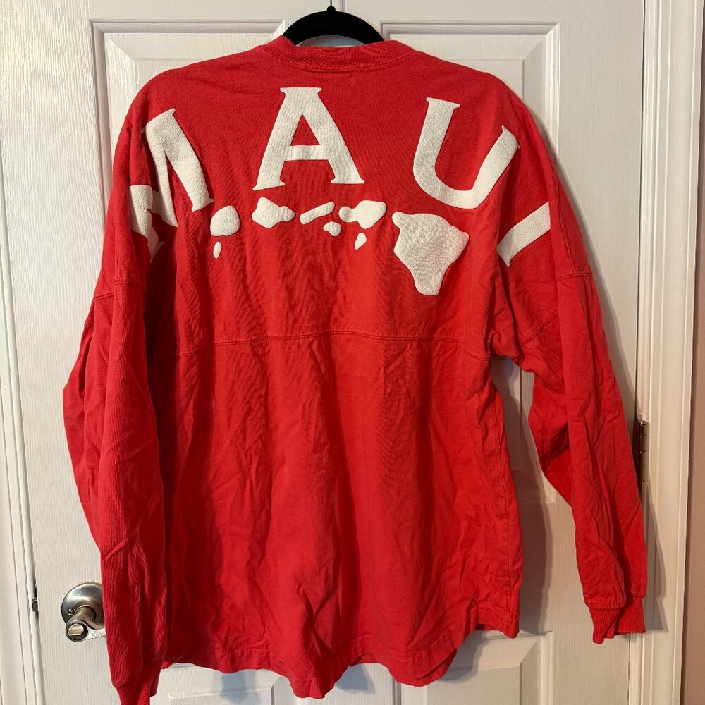 MAUI Red Long Sleeve Tee - Casual Women’s Top